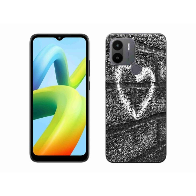 Gél borítás mmCase a Xiaomi Redmi A1+/A2+ készülékhez - szív a falon