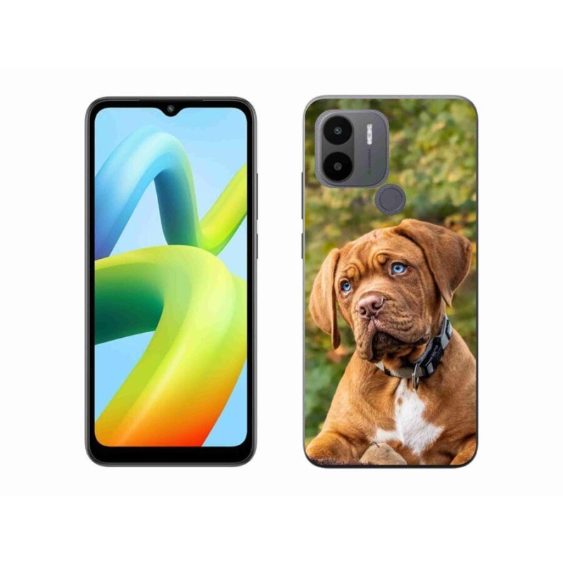 Gél borítás mmCase a Xiaomi Redmi A1+/A2+ készülékhez - kölyökkutyakék