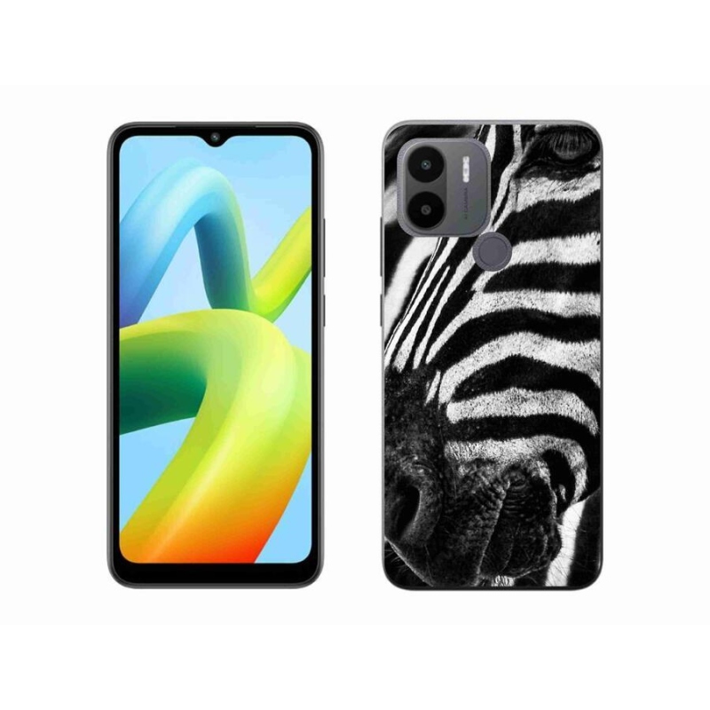 Gél borítás mmCase a Xiaomi Redmi A1+/A2+ készülékhez - zebra
