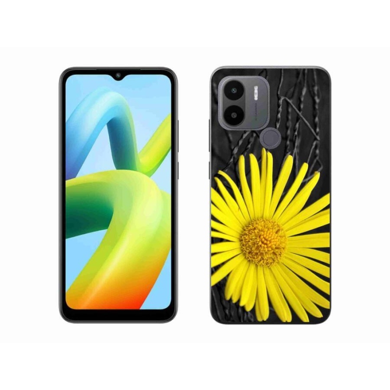 Gél borítás mmCase a Xiaomi Redmi A1+/A2+ készülékhez - sárga virág