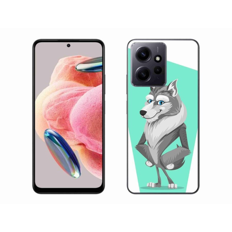Gél borítás mmCase a Xiaomi Redmi Note 12 4G-hez - rajzfilm farkas