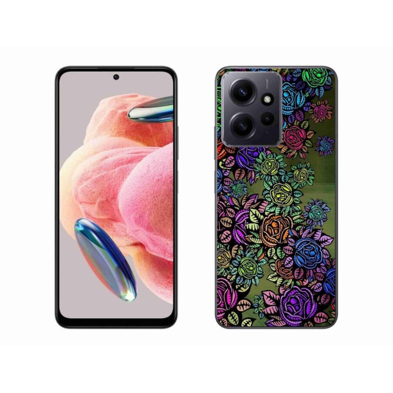 Gél borító mmCase a Xiaomi Redmi Note 12 4G-hez - virágok 6