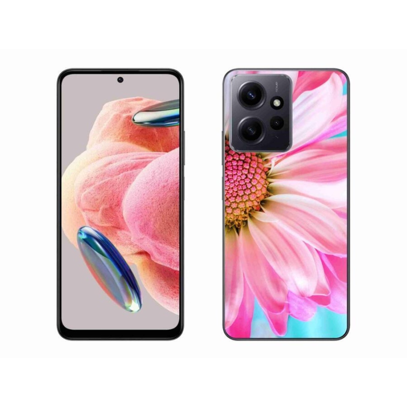 Gél borítás mmCase a Xiaomi Redmi Note 12 4G-hez - rózsaszín virág