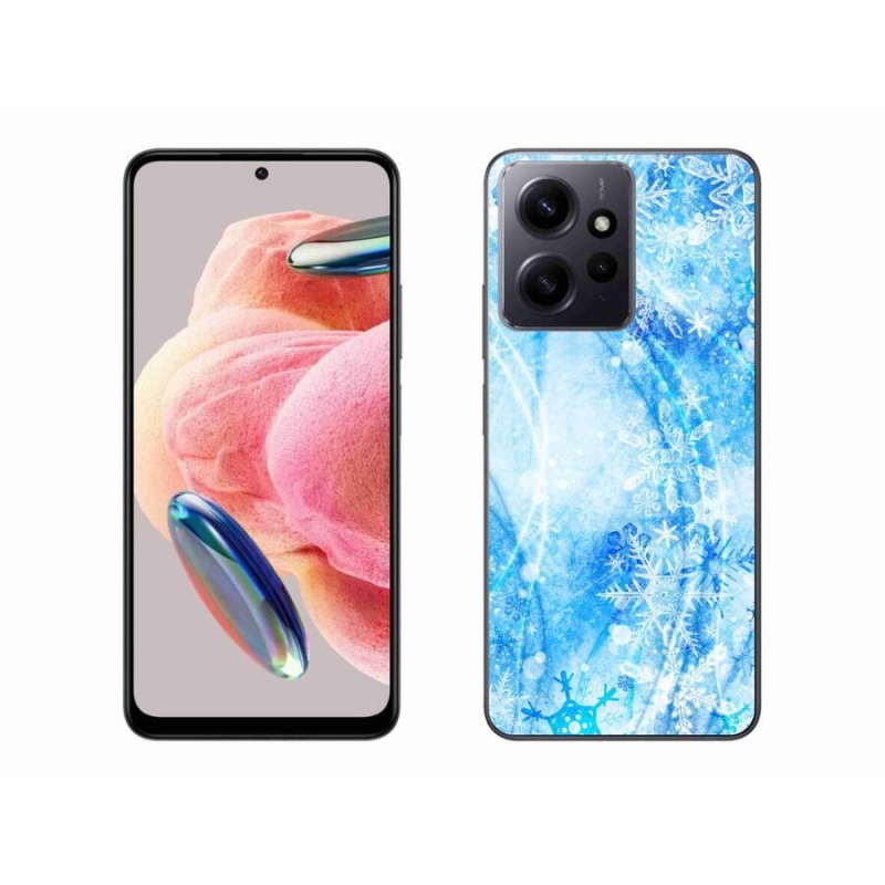 Gél borítás mmCase a Xiaomi Redmi Note 12 4G-hez - hópelyhek