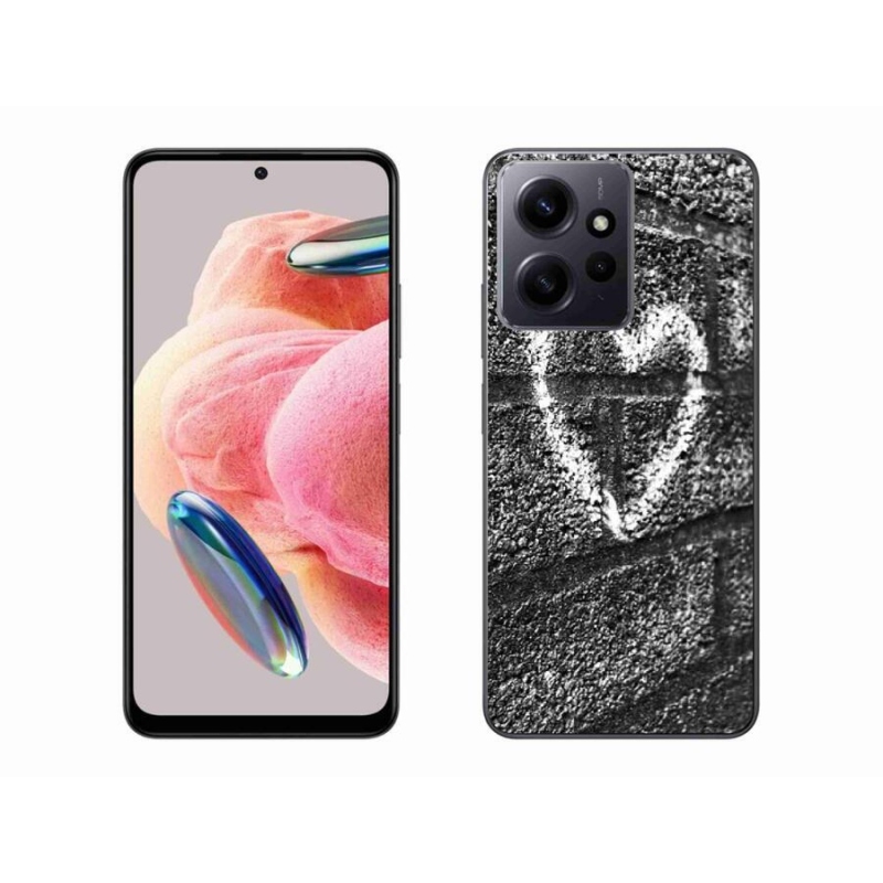 Gél borítás mmCase a Xiaomi Redmi Note 12 4G-hez - szív a falon