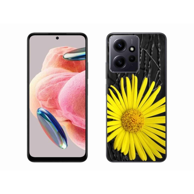 Gél borítás mmCase a Xiaomi Redmi Note 12 4G-hez - sárga virág