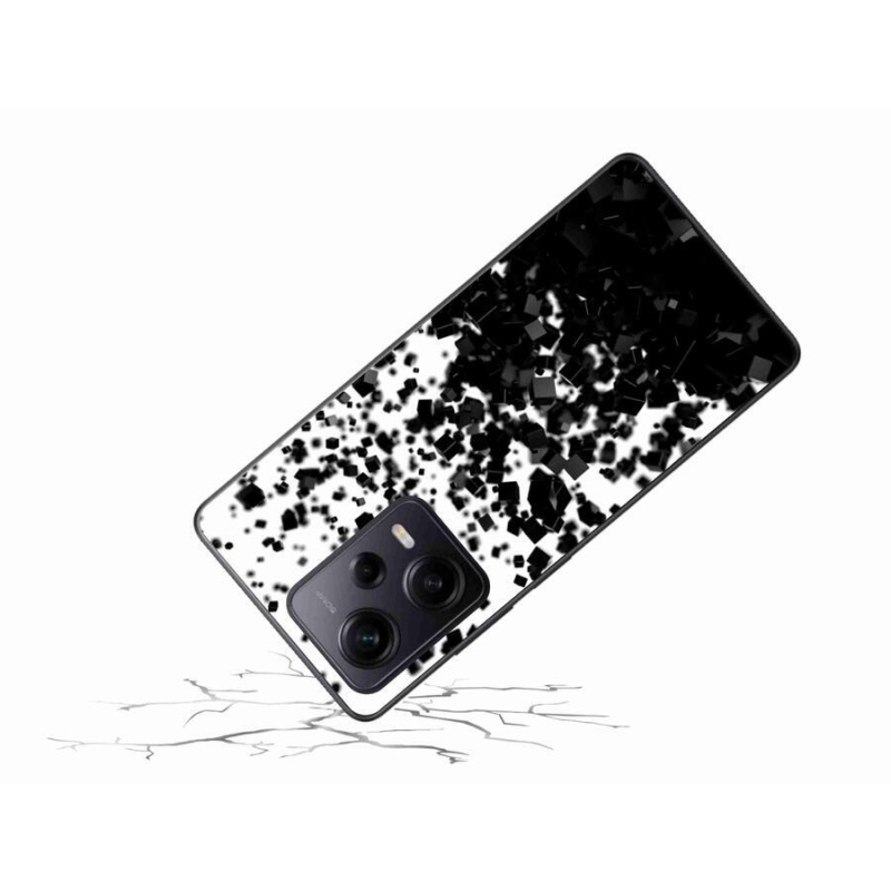 Gél borítás mmCase a Xiaomi Redmi Note 12 Pro+ 5G számára - absztrakt minta 1
