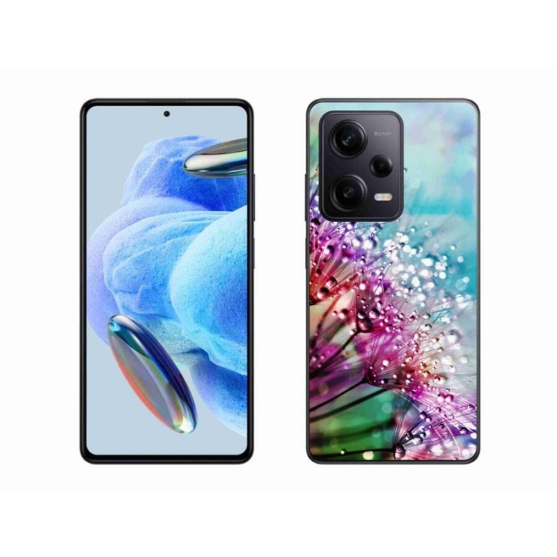 Gél borítás mmCase a Xiaomi Redmi Note 12 Pro+ 5G számára - színes virágok