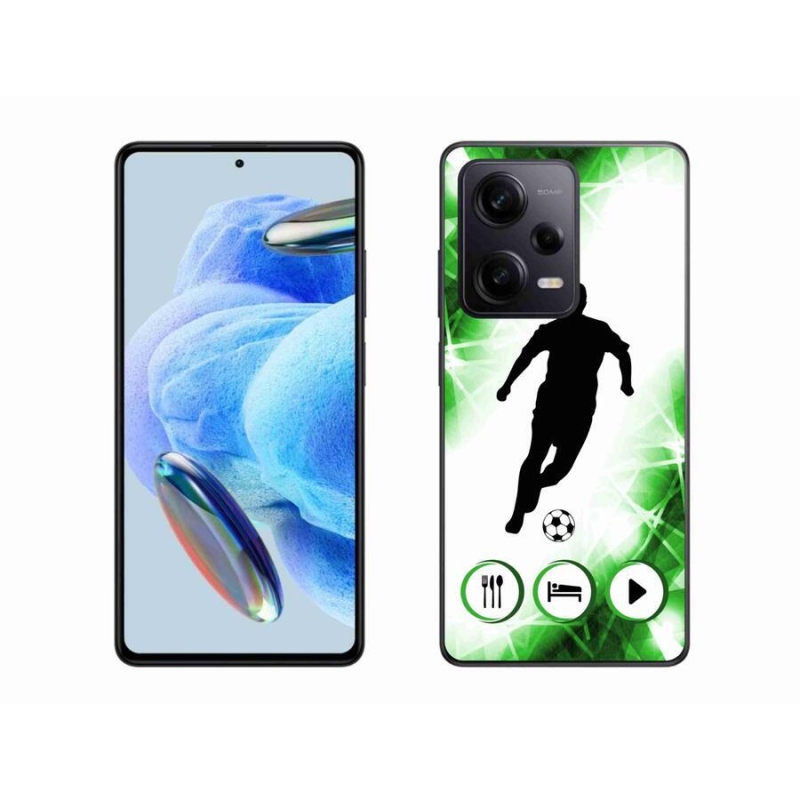 Gél borítás mmCase a Xiaomi Redmi Note 12 Pro+ 5G - focista számára
