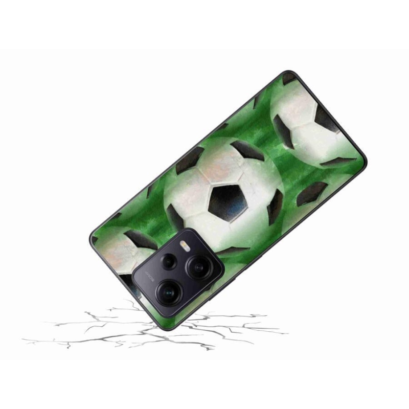 Gél borítás mmCase a Xiaomi Redmi Note 12 Pro+ 5G számára - focilabda