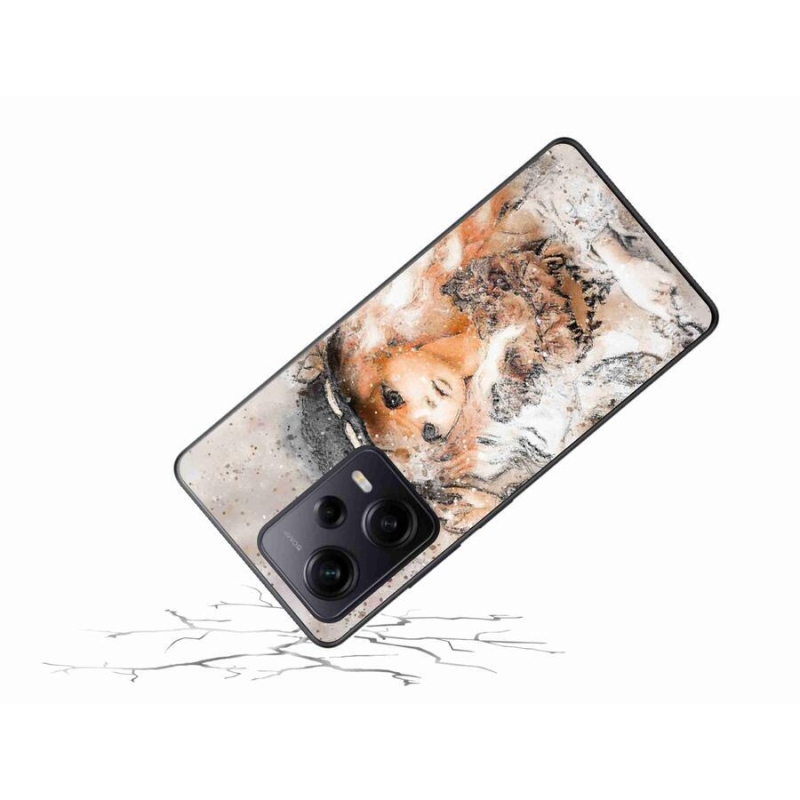 Gél borítás mmCase a Xiaomi Redmi Note 12 Pro+ 5G számára - kalapos lány