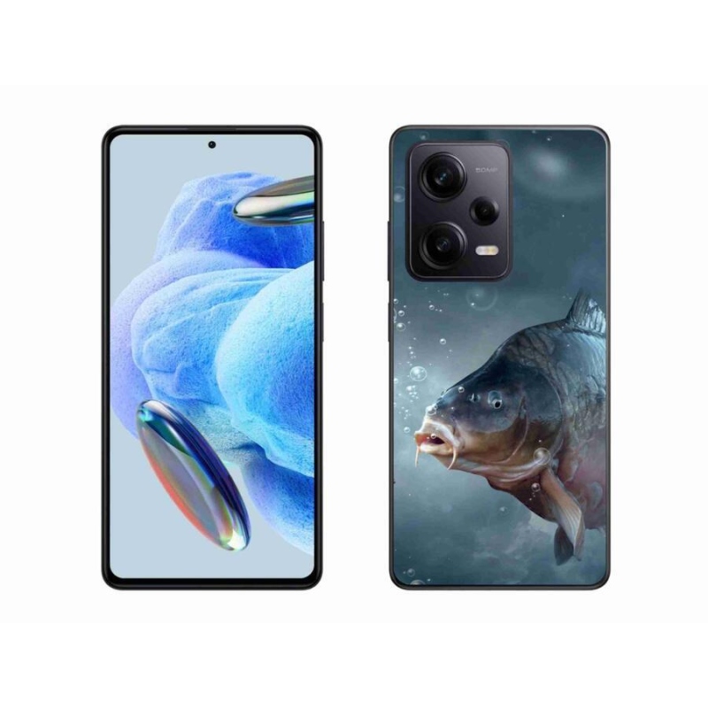 Gél borítás mmCase a Xiaomi Redmi Note 12 Pro+ 5G számára - ponty és buborékok