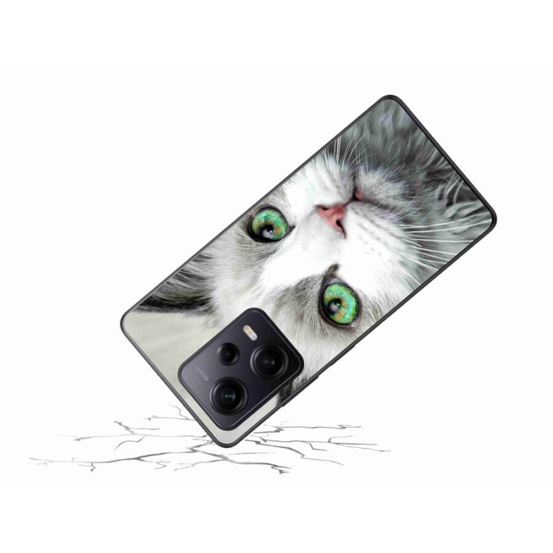 Gél borítás mmCase a Xiaomi Redmi Note 12 Pro+ 5G - macskaszemhez
