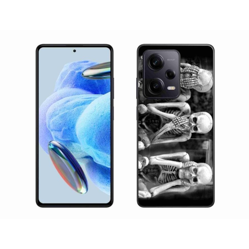 Gél borítás mmCase a Xiaomi Redmi Note 12 Pro+ 5G - csontvázakhoz