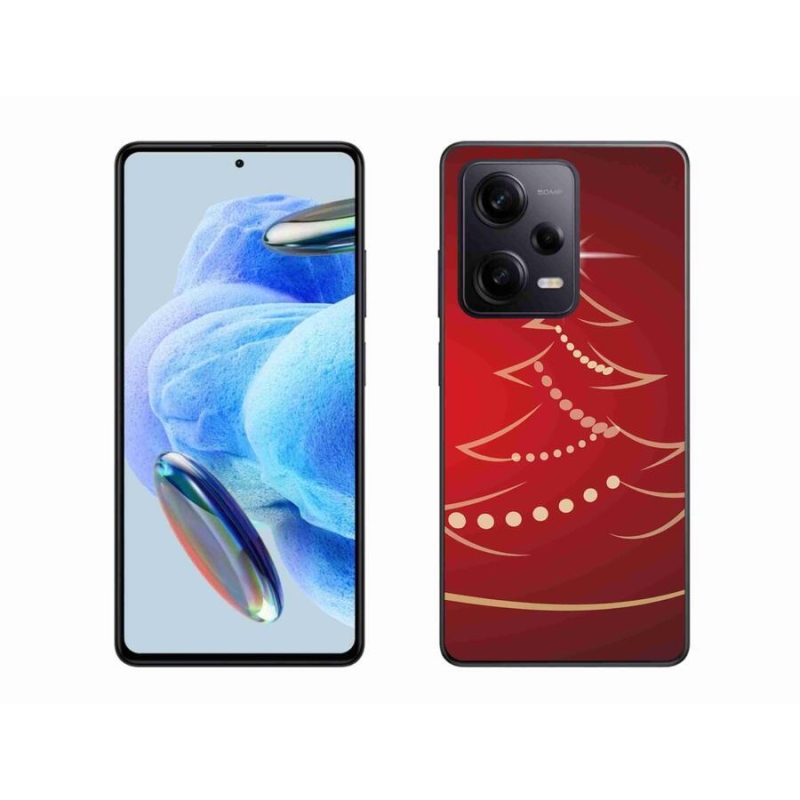 Gél borító mmCase a Xiaomi Redmi Note 12 Pro+ 5G számára - karácsonyfa karikatúra