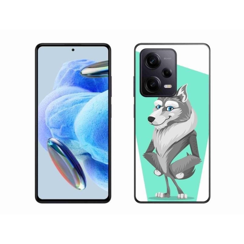 Gél borítás mmCase a Xiaomi Redmi Note 12 Pro+ 5G számára - rajzfilm farkas