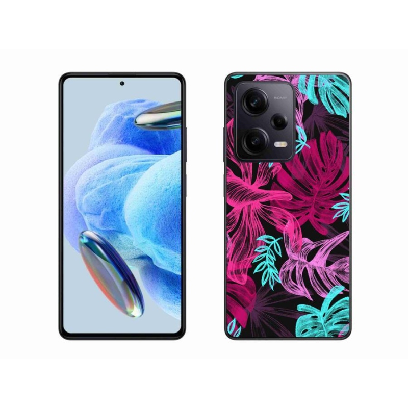 Gél borítás mmCase a Xiaomi Redmi Note 12 Pro+ 5G - virágok 1