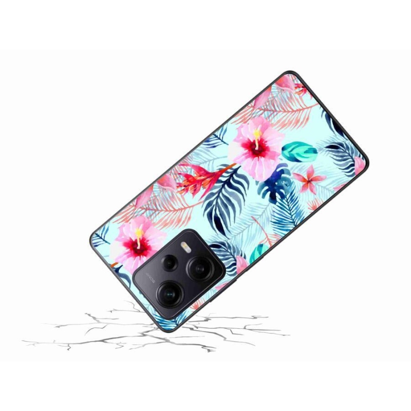 Gél borítás mmCase a Xiaomi Redmi Note 12 Pro+ 5G számára - virágok