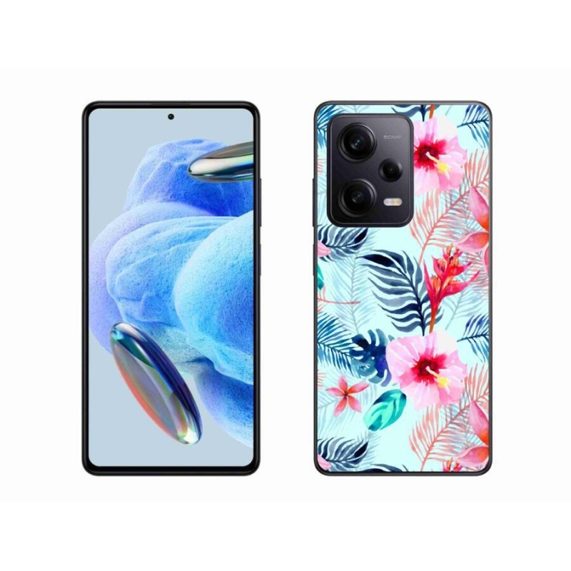 Gél borítás mmCase a Xiaomi Redmi Note 12 Pro+ 5G számára - virágok