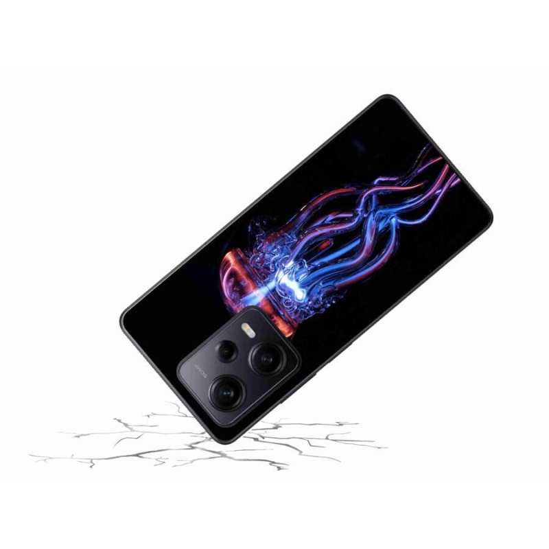 Gél borítás mmCase a Xiaomi Redmi Note 12 Pro+ 5G - medúza számára
