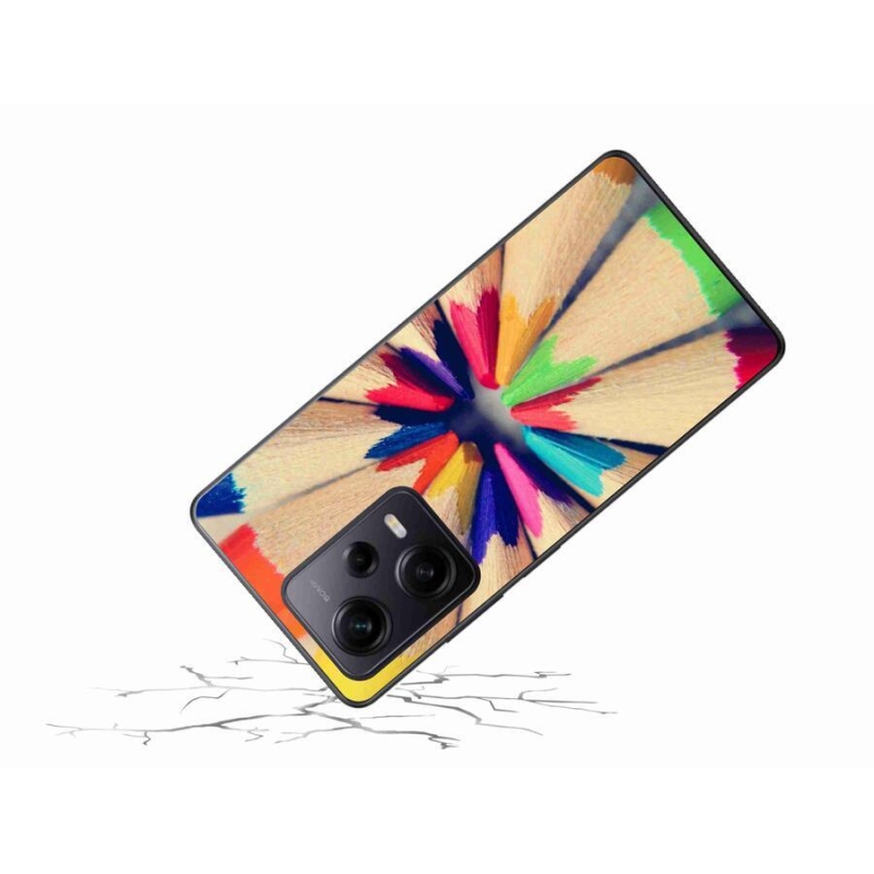Gél borítás mmCase a Xiaomi Redmi Note 12 Pro+ 5G számára - zsírkréták