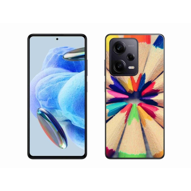 Gél borítás mmCase a Xiaomi Redmi Note 12 Pro+ 5G számára - zsírkréták