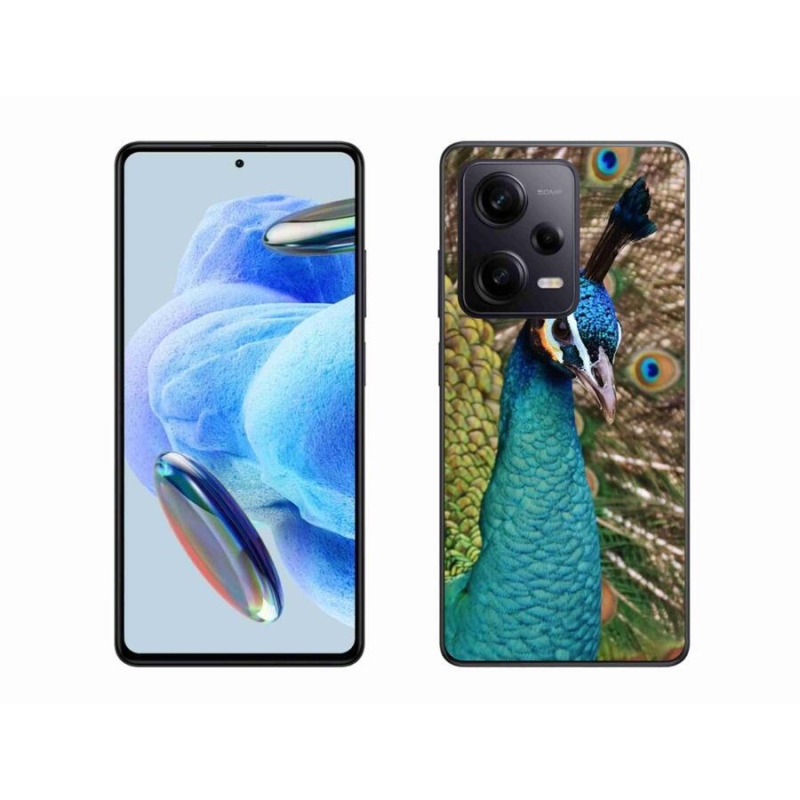 Gél borítás mmCase a Xiaomi Redmi Note 12 Pro+ 5G számára - páva