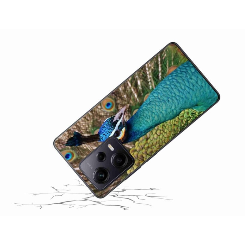 Gél borítás mmCase a Xiaomi Redmi Note 12 Pro+ 5G számára - páva