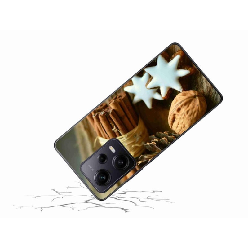 Gél borítás mmCase a Xiaomi Redmi Note 12 Pro+ 5G - fahéj és mézeskalács számára