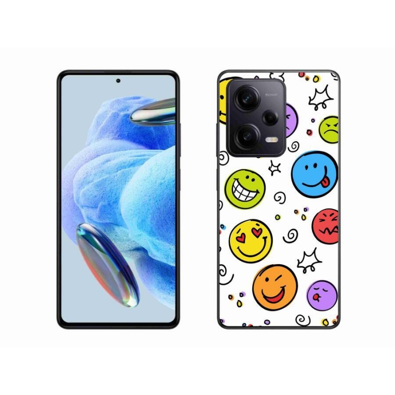 Gél borítás mmCase a Xiaomi Redmi Note 12 Pro+ 5G számára - smiley-k