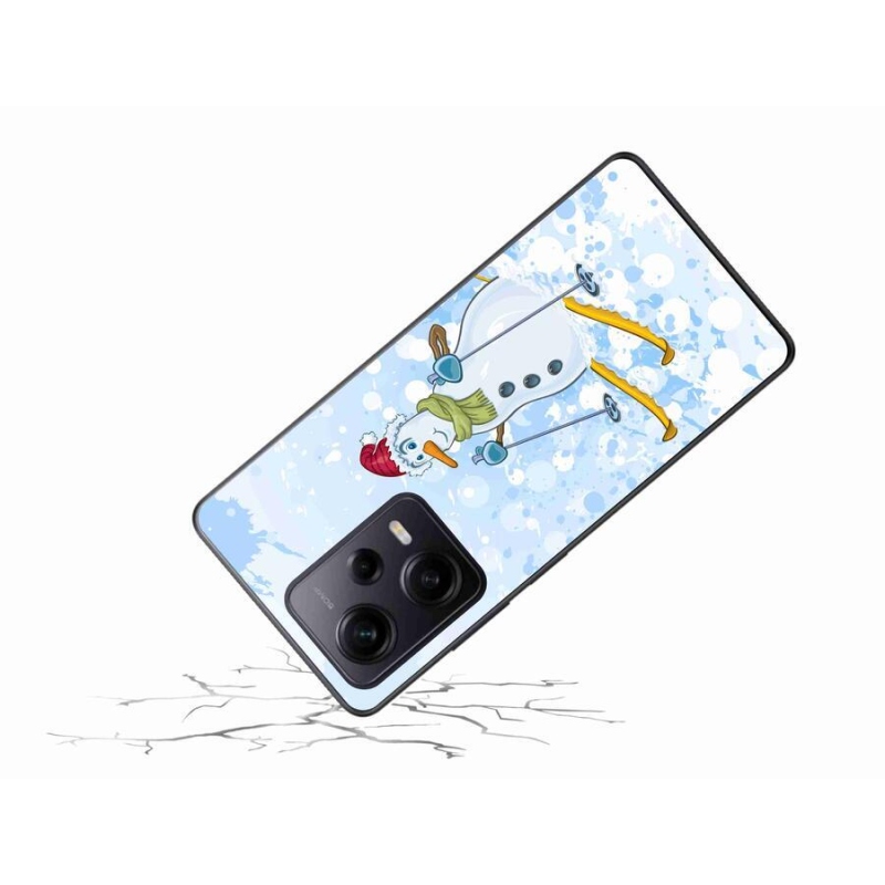 Gél borítás mmCase a Xiaomi Redmi Note 12 Pro+ 5G - hóemberhez