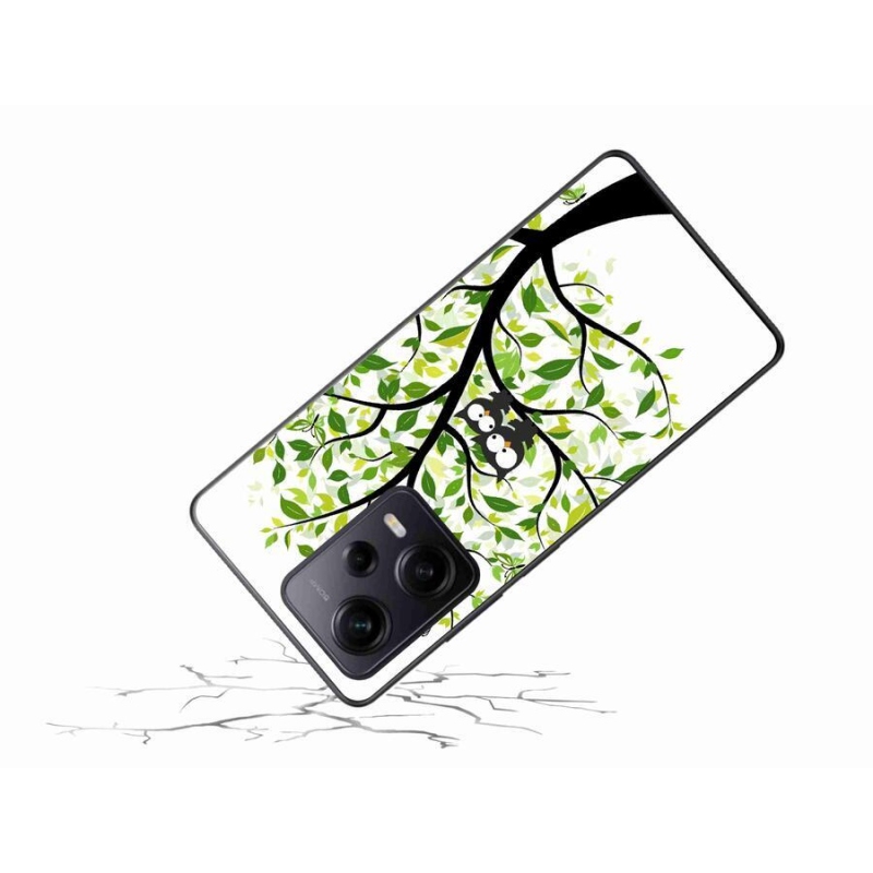 Gél borítás mmCase a Xiaomi Redmi Note 12 Pro+ 5G számára - baglyok a fán