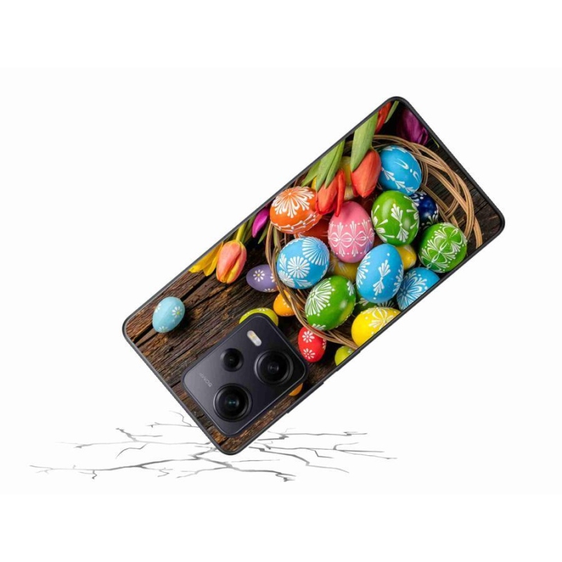 Gél borítás mmCase a Xiaomi Redmi Note 12 Pro+ 5G számára - Húsvéti tojások