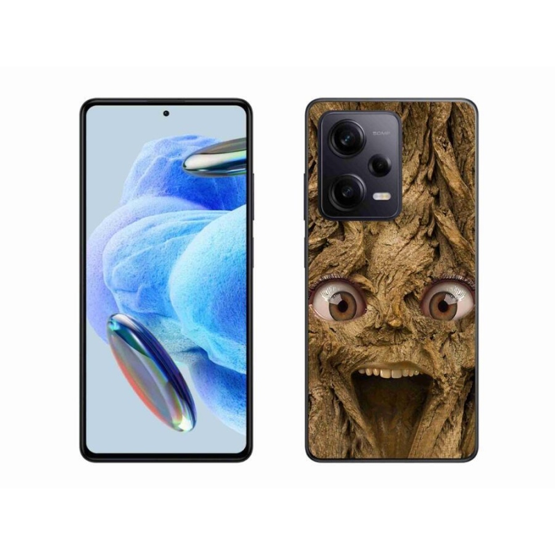 Gél borító mmCase a Xiaomi Redmi Note 12 Pro+ 5G számára - boldog fa szemekkel