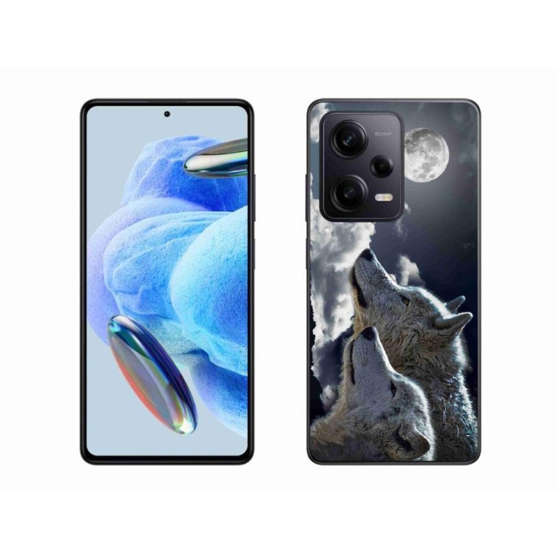 Gél borítás mmCase a Xiaomi Redmi Note 12 Pro+ 5G - farkasok számára