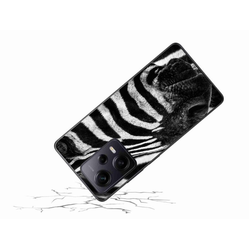 Gél borítás mmCase a Xiaomi Redmi Note 12 Pro+ 5G számára - zebra