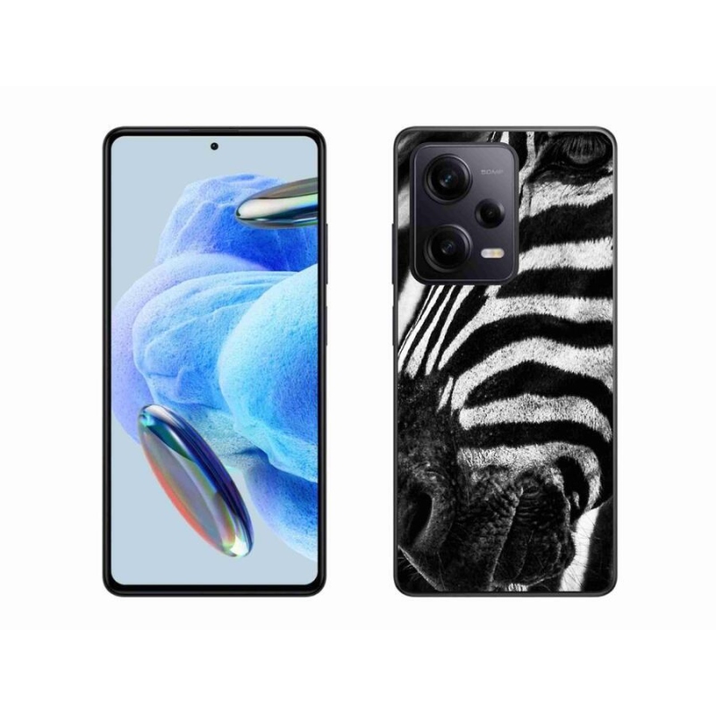 Gél borítás mmCase a Xiaomi Redmi Note 12 Pro+ 5G számára - zebra