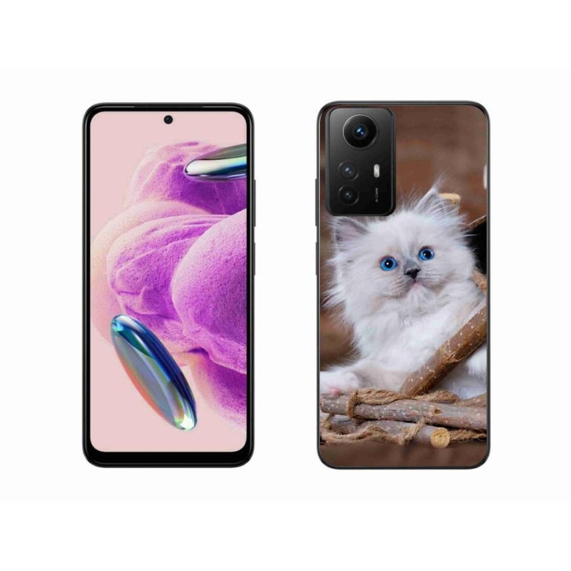 Gél borítás mmCase a Xiaomi Redmi Note 12S-hez - fehér cica