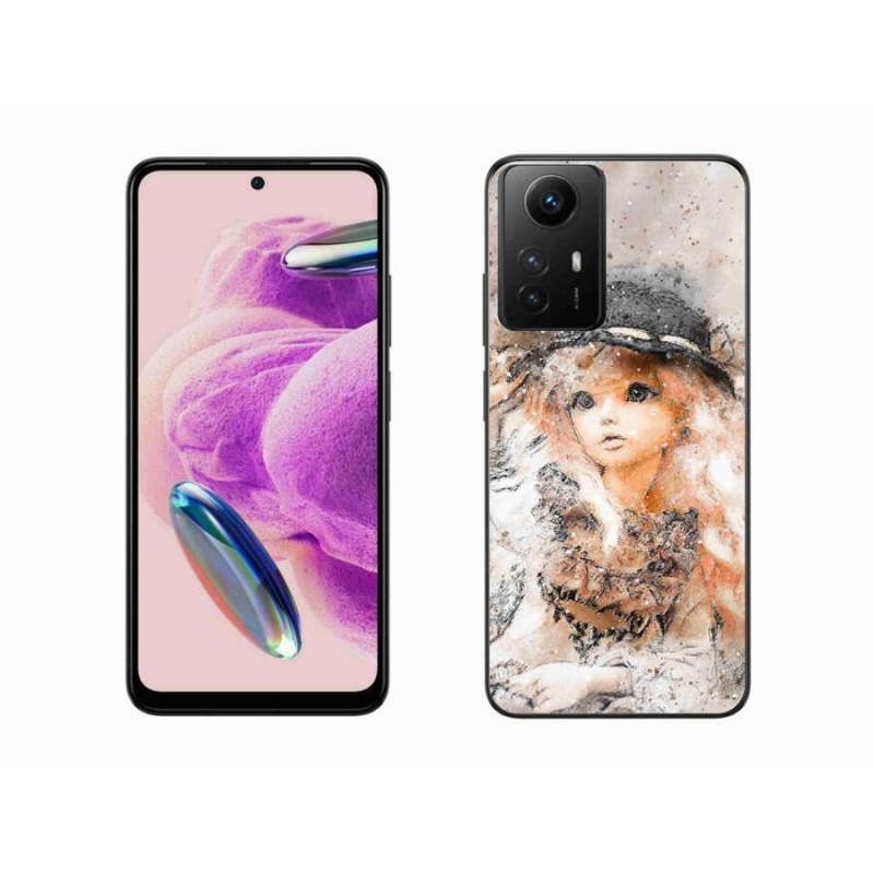 Gél borítás mmCase a Xiaomi Redmi Note 12S-hez - lány kalapban