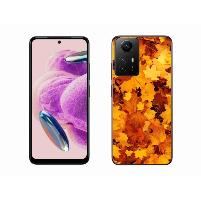 Gél borítás mmCase a Xiaomi Redmi Note 12S-hez - juharlevelek
