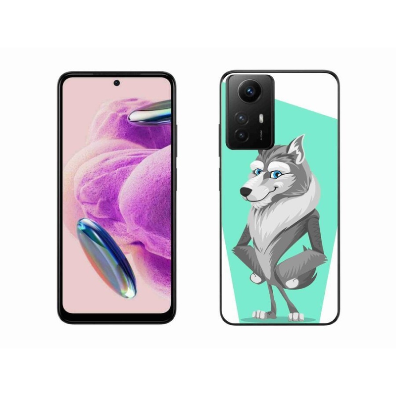 Gél borítás mmCase a Xiaomi Redmi Note 12S-hez - rajzfilm farkas