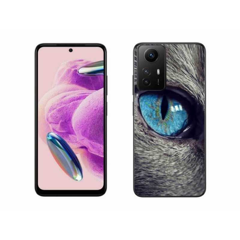 Gél borítás mmCase a Xiaomi Redmi Note 12S-hez - kék macskaszem