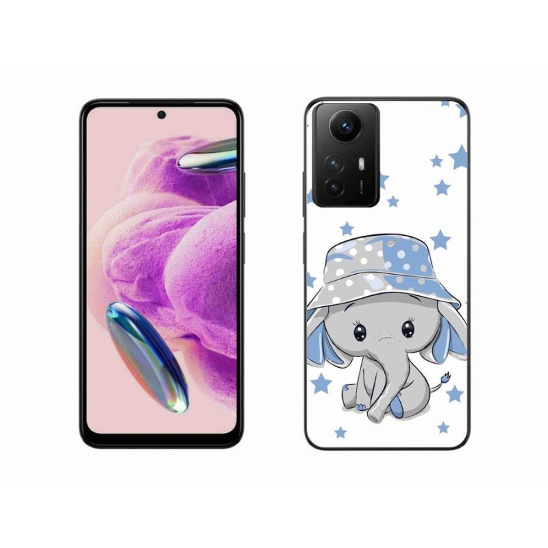 Gél borítás mmCase a Xiaomi Redmi Note 12S-hez - kék elefánt