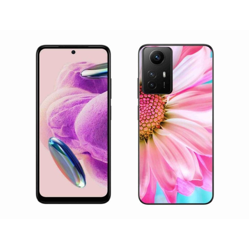Gél borítás mmCase a Xiaomi Redmi Note 12S-hez - rózsaszín virág