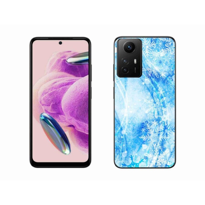Gél borítás mmCase a Xiaomi Redmi Note 12S-hez - hópelyhek