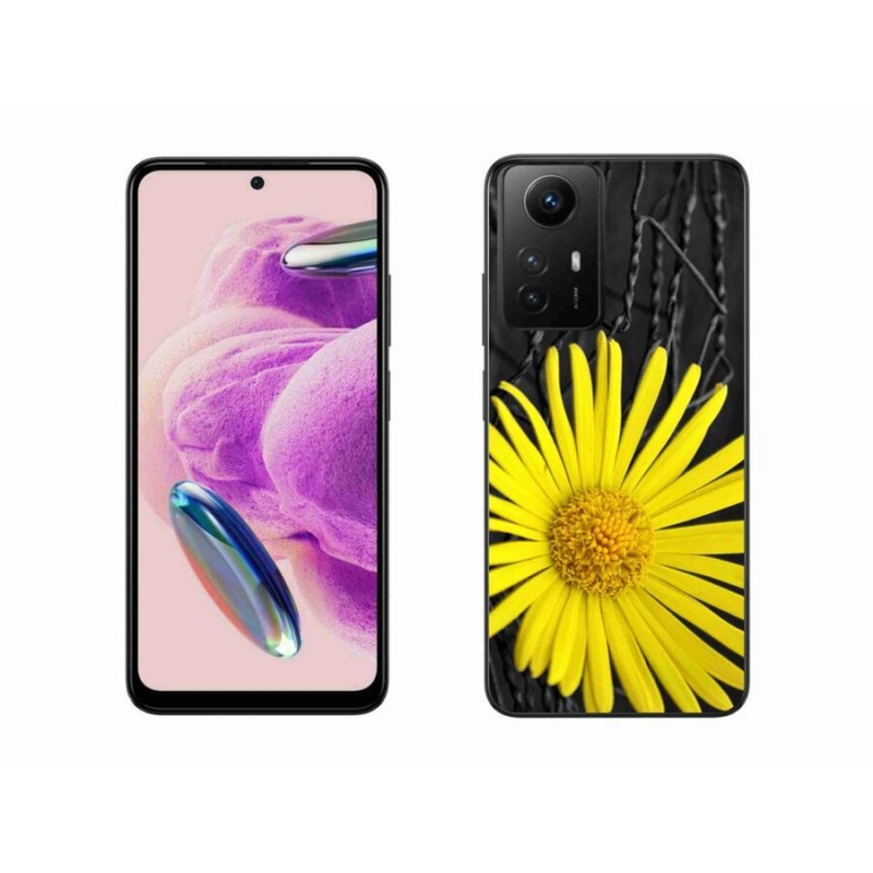 Gél borítás mmCase a Xiaomi Redmi Note 12S-hez - sárga virág