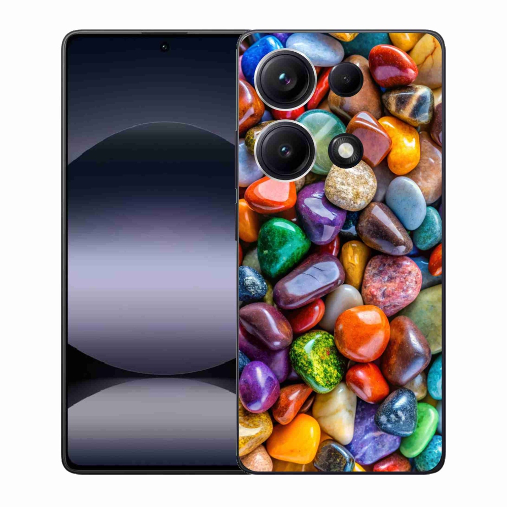 Gél borítás mmCase a Xiaomi Redmi Note 14S-hez - színes strasszkövek