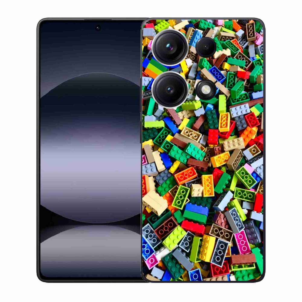 Gél borítás mmCase a Xiaomi Redmi Note 14S-hez - színes építőkockák