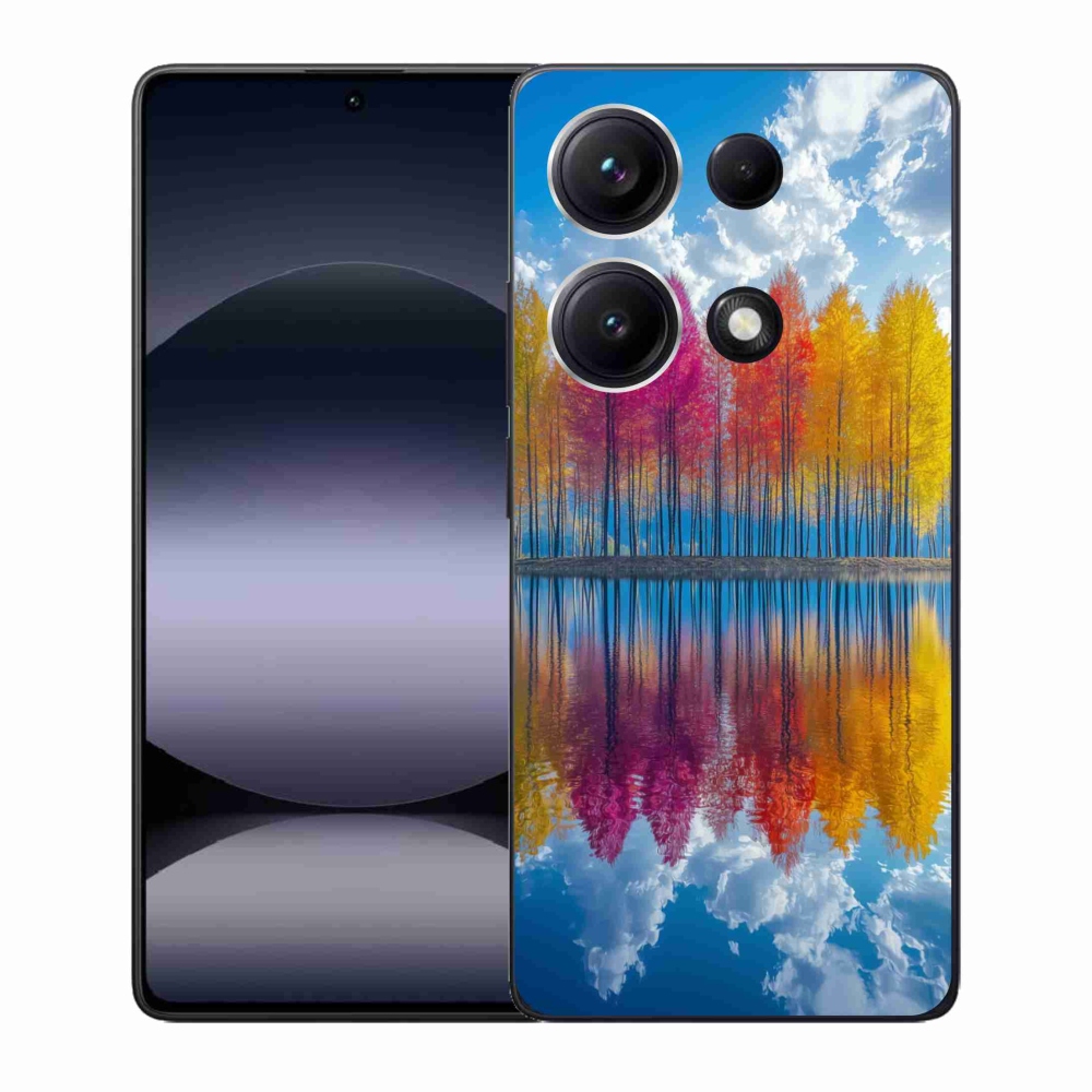 Gél borító mmCase a Xiaomi Redmi Note 14S-hez - színes fák