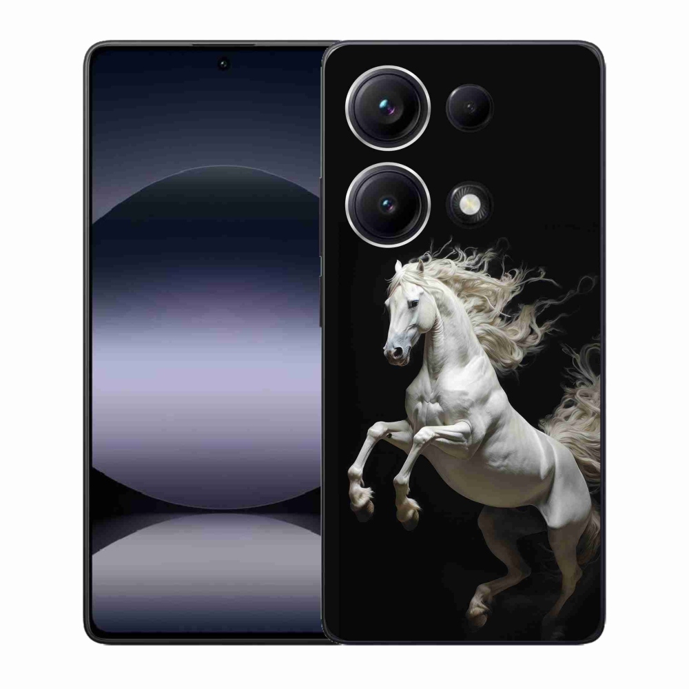 Gél borítás mmCase a Xiaomi Redmi Note 14S-hez - fehér ló 4